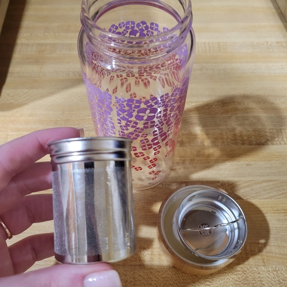 Tea/fruit infuser glass water bottle - Picture 8 of 8